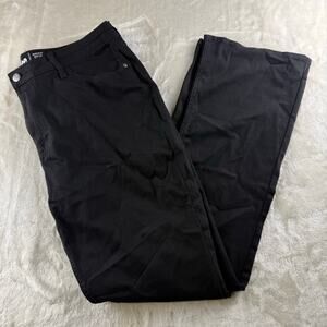 Lee Regular Fit Boot Cut Mid Rise Jeans Women's Size 18 Long Black